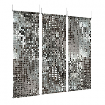 EZ Room Divider - 36x96 Triptych - Canales