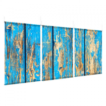 EZ Room Divider - 60x96 Triptych - Canales