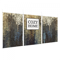 Cozy Home - EZ Room Divider - 60x96 Triptych - Canales