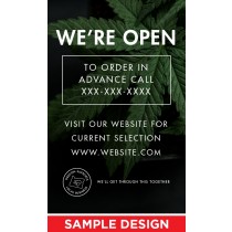 We're Open - Poster - 11x17 - Single-Sided
