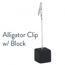 Alligator Clip with Block