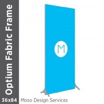 36x84 - Optium Fabric Frame - Standing - D/S - Design Services