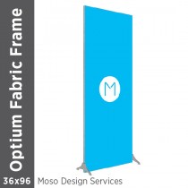 36x96 - Optium Fabric Frame - Standing - D/S - Design Services