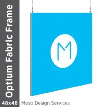 48x48 - Optium Fabric Frame - Hanging - D/S - Design Services
