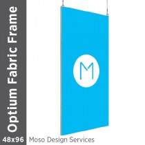 48x96 - Optium Fabric Frame - Hanging - D/S - Design Services