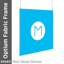 60x60 - Optium Fabric Frame - Hanging - D/S - Design Services