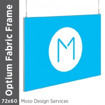 72x60 - Optium Fabric Frame - Hanging - D/S - Design Services