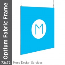 72x72 - Optium Fabric Frame - Hanging - D/S - Design Services