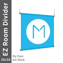 30x30 - EZ Room Divider - Supplied Artwork