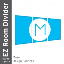 60x96 - EZ Room Divider Triptych - Design Services