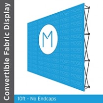 10 foot - Convertible Fabric Display - No Endcaps