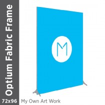 72x96 - Optium Fabric Frame - Standing - D/S - Supplied Artwork