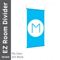 30x60 - EZ Room Divider - Supplied Artwork