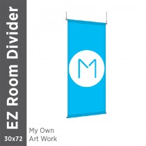 30x72 - EZ Room Divider - Supplied Artwork