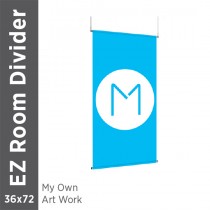 36x72 - EZ Room Divider - Supplied Artwork