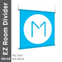 48x48 - EZ Room Divider - Supplied Artwork