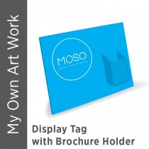 Display Tag with Holder- Supplied Artwork