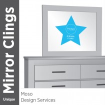 Mirror Cling - Unique Cut - Design Services