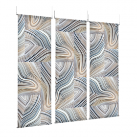 Agate Crystal - EZ Room Divider - 30x96 Triptych - D/S