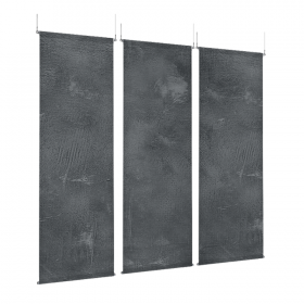 Bray Texture - EZ Room Divider - 30x96 Triptych - D/S