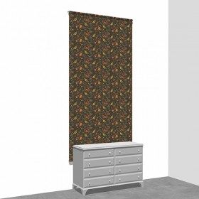 60x120 - Wall Mounted - Graphic & Hardware - S/S - Fall Leaves