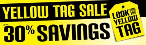Yellow Tag Sale - Banner - 96x30