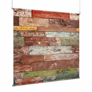 Multicolored Wood - EZ Room Divider - 60x60 - D/S