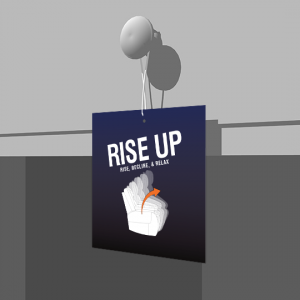 Rise Up - Hang Tag - 5x5 - D/S