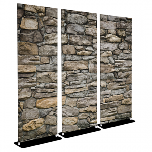 Stone Wall - Bella - 30x84 Triptych - D/S