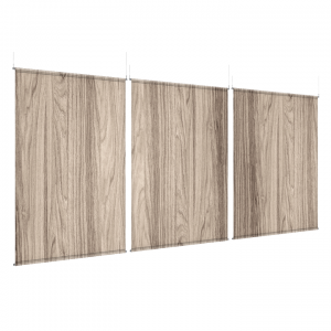 Wood Plank - EZ Room Divider - 60x96 Triptych - D/S