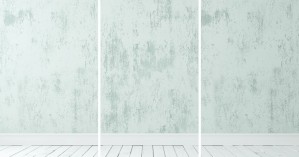 Seaside Stucco - EZ Room Divider Graphic - 60x96 Triptych
