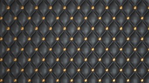 Tufted Black and Gold - Wall Mural