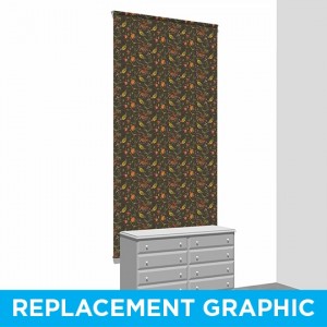 60x120 - Wall Mounted - Replacement Graphic - S/S - Fall Leaves