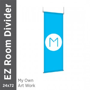 24x72 - EZ Room Divider - Supplied Artwork