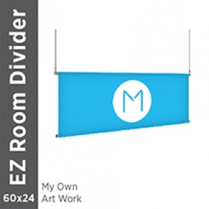 60x24 - EZ Room Divider - Supplied Artwork