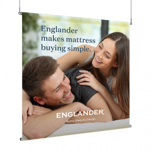 EZ Room Divider - 48x48 - Englander / Makes Mattress Buying Simple