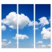 Clouds - Bella Graphic - 30x84 Triptych