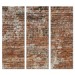 Industrial Brick - Bella - 30x84 Triptych