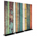 Multicolored Wood - Bella - 30x84 Triptych