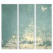 Teal Wall - Bella - 30x84 Triptych