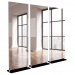 Loft with Wood Floors View Wall - Bella - 30x84 Triptych