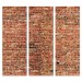 Red Brick - Bella - 30x84 Triptych