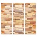 Wood Stack - Bella - 30x84 Triptych